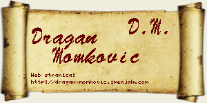 Dragan Momković vizit kartica